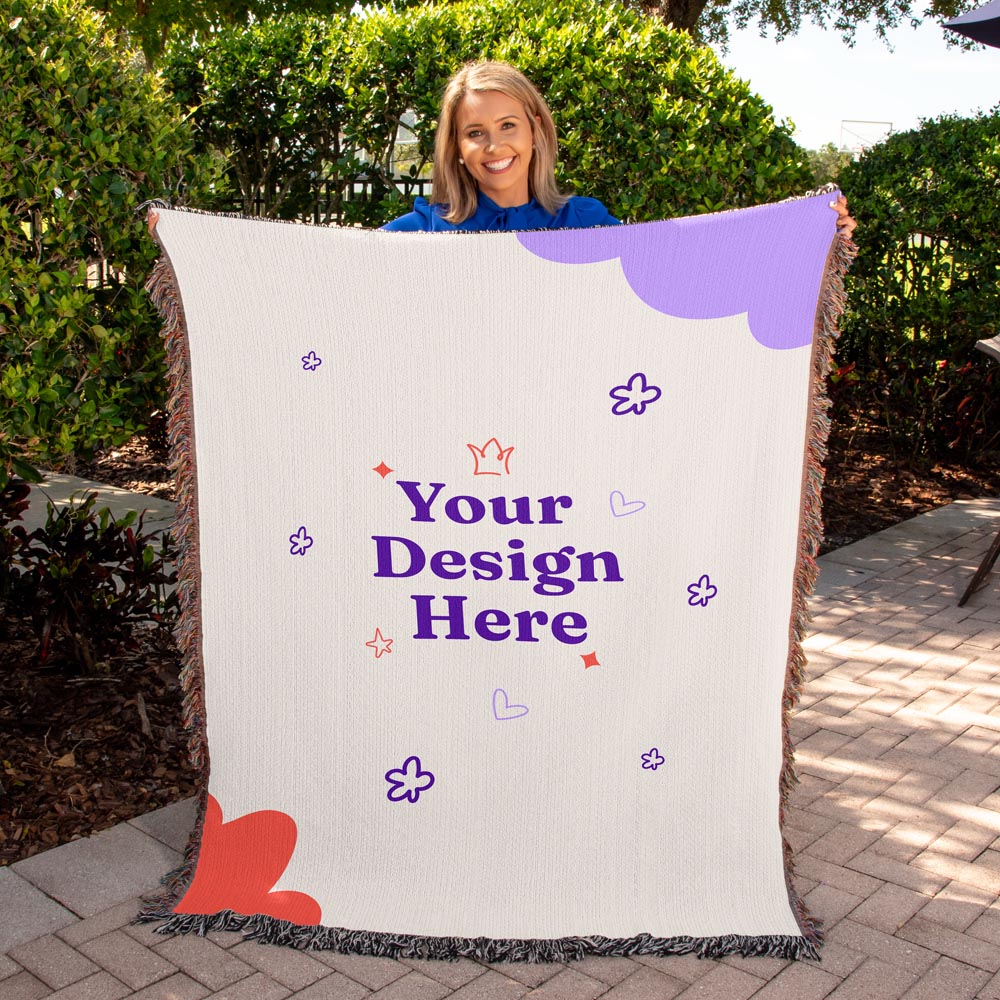 Grandma's Snuggle Blanket-Elephants