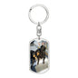 Puppy Love-Customized Graphic-Dog Tag Keychain-Gift For Dog Lovers