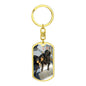 Puppy Love-Customized Graphic-Dog Tag Keychain-Gift For Dog Lovers