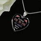 Always Heart to Heart-Engravable Heart Necklace