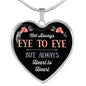Always Heart to Heart-Engravable Heart Necklace