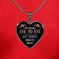 Always Heart to Heart-Engravable Heart Necklace