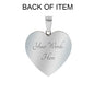 Always Heart to Heart-Engravable Heart Necklace