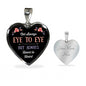 Always Heart to Heart-Engravable Heart Necklace