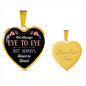 Always Heart to Heart-Engravable Heart Necklace