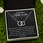 My Future Mother-in-Law-White gold linked rings necklace-so blessed to have you