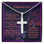 Stainless Steel Cross Necklace-Gift for Sister-w/Luxury Style Gift Box