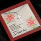 Stainless Steel Cross Necklace-Get Well Gift-Be Strong