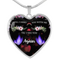 Personalized Memorial Heart Necklace | Til I See You Again | Memorial Gift | Necklace for Her
