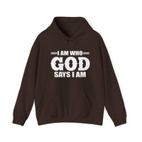 Load image into Gallery viewer, Unisex Heavy Blend™ Hooded Sweatshirt &quot;I am who GOD says I am

