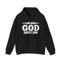 Load image into Gallery viewer, Unisex Heavy Blend™ Hooded Sweatshirt &quot;I am who GOD says I am
