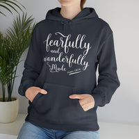 Load image into Gallery viewer, Unisex Heavy Blend™ Fearfully &amp; Wonderfully Made Hoodie Sweatshirt

