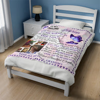 Load image into Gallery viewer, Granddaughter Velveteen Plush Blanket (Tayron)
