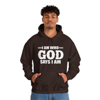 Load image into Gallery viewer, Unisex Heavy Blend™ Hooded Sweatshirt &quot;I am who GOD says I am
