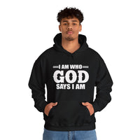 Load image into Gallery viewer, Unisex Heavy Blend™ Hooded Sweatshirt &quot;I am who GOD says I am
