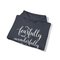 Load image into Gallery viewer, Unisex Heavy Blend™ Fearfully &amp; Wonderfully Made Hoodie Sweatshirt
