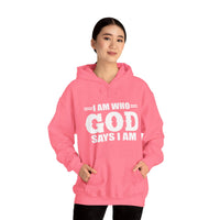 Load image into Gallery viewer, Unisex Heavy Blend™ Hooded Sweatshirt &quot;I am who GOD says I am
