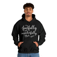 Load image into Gallery viewer, Unisex Heavy Blend™ Fearfully &amp; Wonderfully Made Hoodie Sweatshirt
