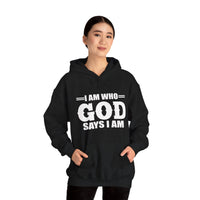 Load image into Gallery viewer, Unisex Heavy Blend™ Hooded Sweatshirt &quot;I am who GOD says I am

