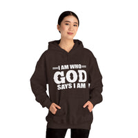 Load image into Gallery viewer, Unisex Heavy Blend™ Hooded Sweatshirt &quot;I am who GOD says I am

