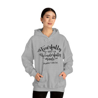 Load image into Gallery viewer, Unisex Heavy Blend™ Fearfully &amp; Wonderfully Made Hoodie Sweatshirt
