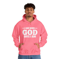 Load image into Gallery viewer, Unisex Heavy Blend™ Hooded Sweatshirt &quot;I am who GOD says I am
