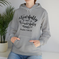 Load image into Gallery viewer, Unisex Heavy Blend™ Fearfully &amp; Wonderfully Made Hoodie Sweatshirt
