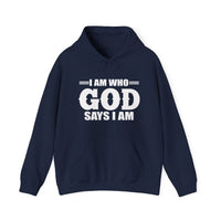 Load image into Gallery viewer, Unisex Heavy Blend™ Hooded Sweatshirt &quot;I am who GOD says I am
