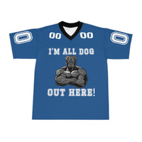 Load image into Gallery viewer, Unisex Football Jersey-ALL DOG OUT HERE

