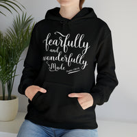 Load image into Gallery viewer, Unisex Heavy Blend™ Fearfully &amp; Wonderfully Made Hoodie Sweatshirt
