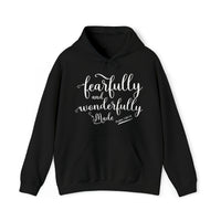 Load image into Gallery viewer, Unisex Heavy Blend™ Fearfully &amp; Wonderfully Made Hoodie Sweatshirt
