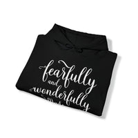 Load image into Gallery viewer, Unisex Heavy Blend™ Fearfully &amp; Wonderfully Made Hoodie Sweatshirt
