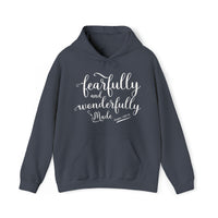 Load image into Gallery viewer, Unisex Heavy Blend™ Fearfully &amp; Wonderfully Made Hoodie Sweatshirt
