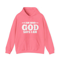 Load image into Gallery viewer, Unisex Heavy Blend™ Hooded Sweatshirt &quot;I am who GOD says I am
