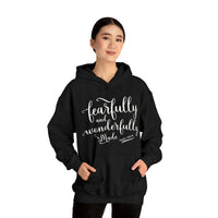 Load image into Gallery viewer, Unisex Heavy Blend™ Fearfully &amp; Wonderfully Made Hoodie Sweatshirt
