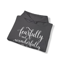 Load image into Gallery viewer, Unisex Heavy Blend™ Fearfully &amp; Wonderfully Made Hoodie Sweatshirt
