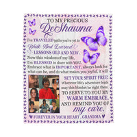 Load image into Gallery viewer, Granddaughter Velveteen Plush Blanket (DeShawna)

