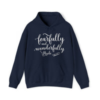 Load image into Gallery viewer, Unisex Heavy Blend™ Fearfully &amp; Wonderfully Made Hoodie Sweatshirt
