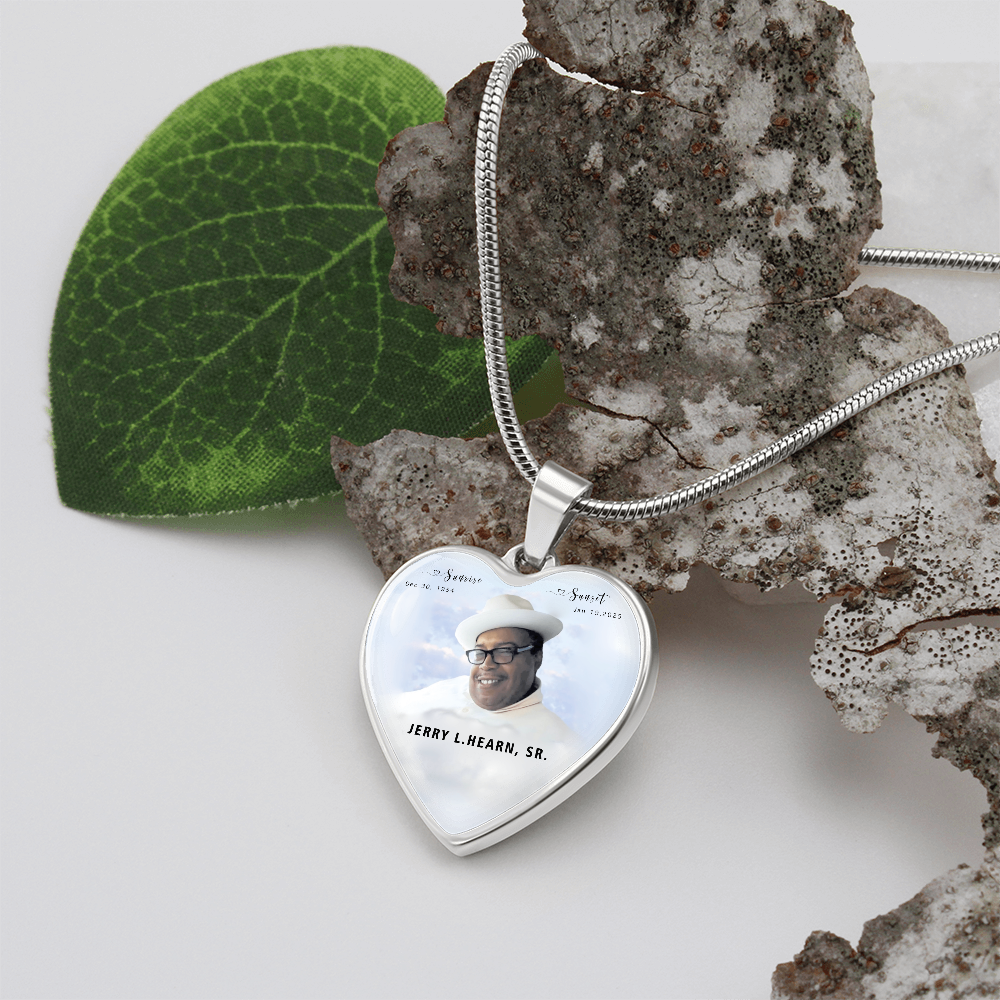 Custom  Heart Pendant - Personalized Engraved Keepsake to Honor Loved Ones