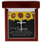 To My Soulmate - The Sunshine In My Life - CZ Cross Necklace