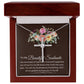 To My Beautiful Soulmate CZ Cross Necklace