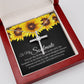 To My Soulmate - The Sunshine In My Life - CZ Cross Necklace