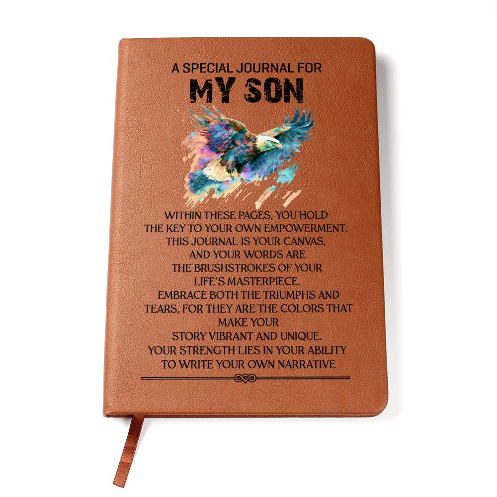 Within These Pages-Leather Journal For Son