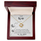 To My Wife-My Happily Ever After- Love Knot Necklace