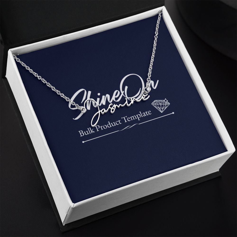 Graceful Custom Cursive Name Necklace