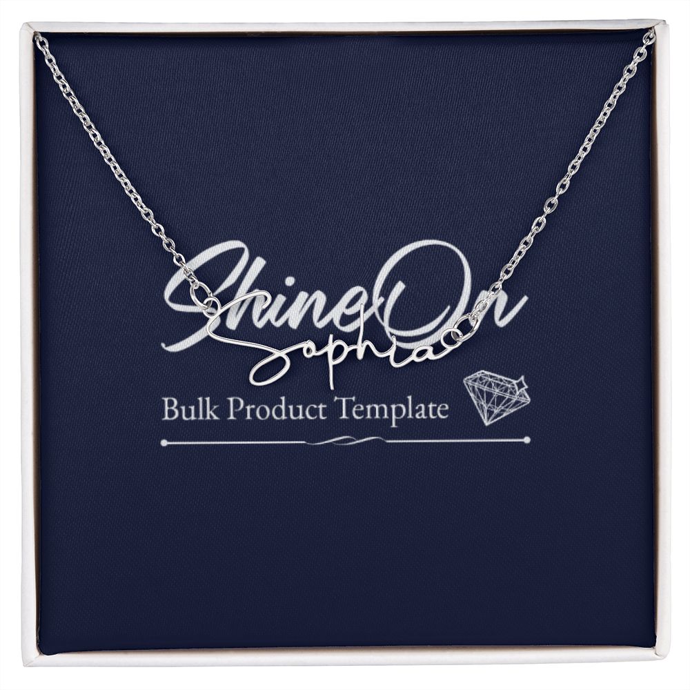 Graceful Custom Cursive Name Necklace