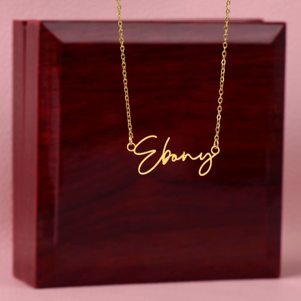 Graceful Custom Cursive Name Necklace