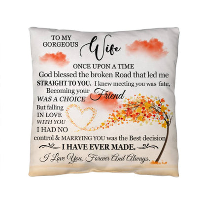 The Broken Road to Love - Unique Design Pillow