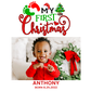 Baby's 1st Christmas-Square Acrylic Plaque