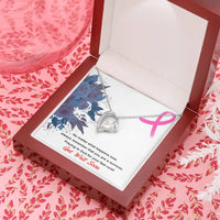 Load image into Gallery viewer, Polished Heart Pendant-Get Well Gift-You are a Survivor 14K White Gold finish
